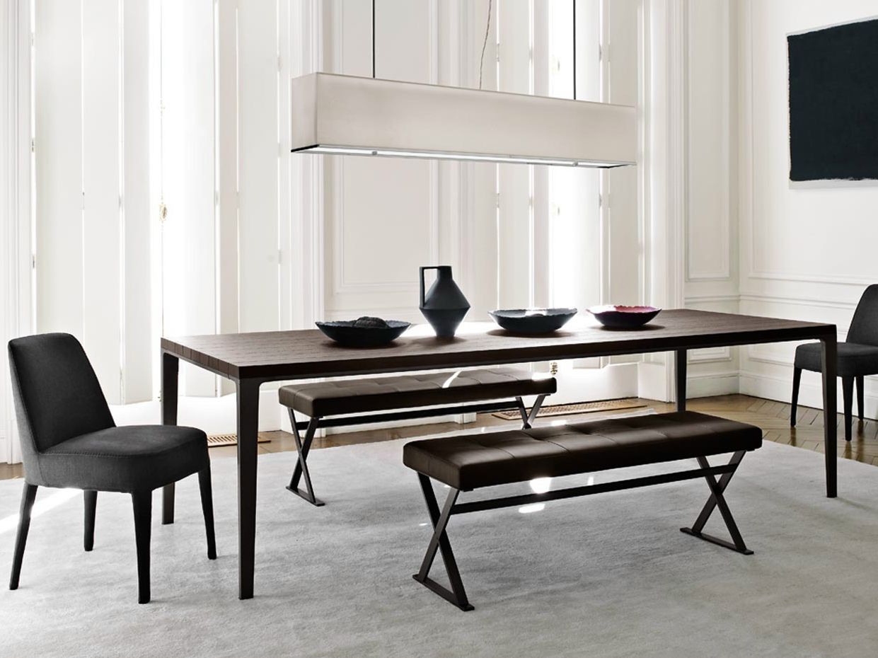 Деревянный прямоугольный стол Maxalto Antares ARCH-00148181