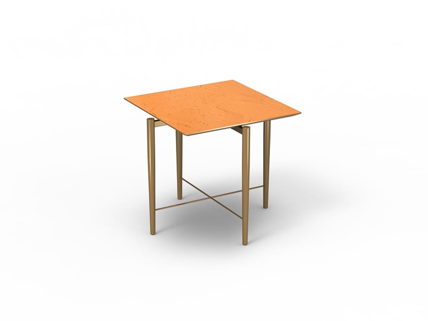 Квадратный металлический журнальный столик MOMENTI Главная и Контрактная ARCH-00065591 - Вид №1