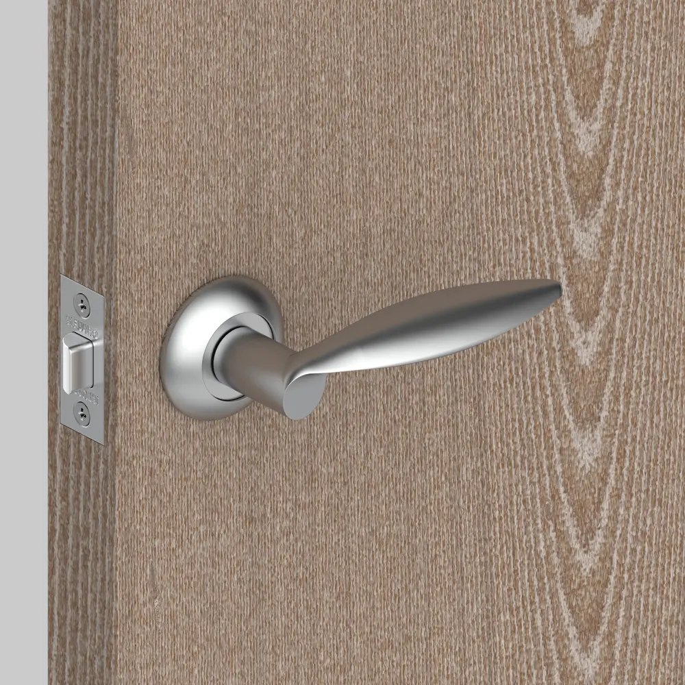 Ручка дверная на розетке Viola RM SC16, цвет матовый хром 82110037 STLM-2162401 FUARO  - Вид №9