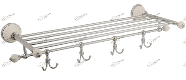 Полка-держатель для полотенец MIGLIORE Olivia ML.OLV-60.629 ML.OLV-60.629.BI.CR