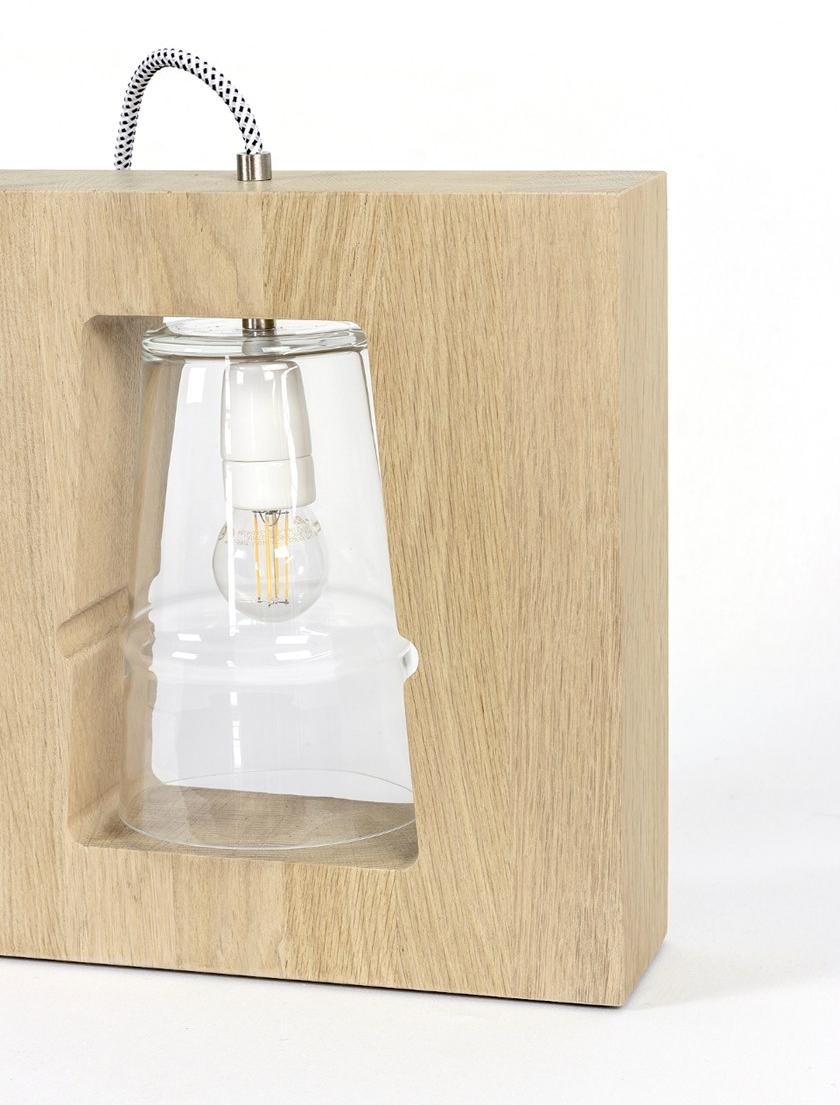 Hind Rabii Светодиодная настольная лампа из дуба Belle d'i empreinte sun-id-1355230 - Вид №2