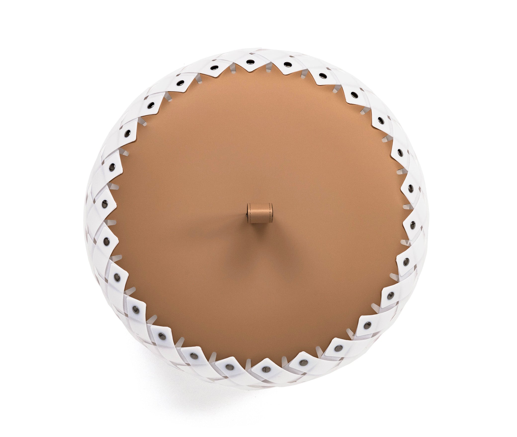 Напольный фонарь Almeria - Ø 45XH36 см / регенерированная кожа_coffee Pinetti 00.2074.082.015 - Вид №4