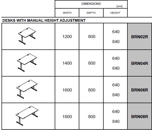MDD Прямоугольный стол с регулируемой высотой Yan sun-id-1476411 - Вид №3