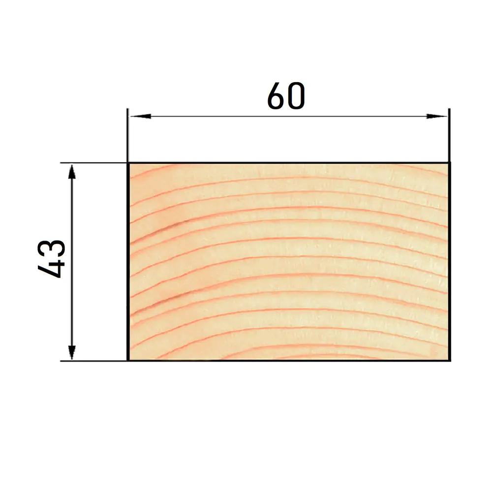 Брусок LVL Ultralam 43x60x3000 мм STLM-2094569 - Вид №3