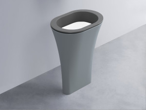 AMLA65-CM+AMPILO-BL+AMCOLO-BR Раковина Amedeo Ovale отдельностоящая cielo Enjoy + Amedeo