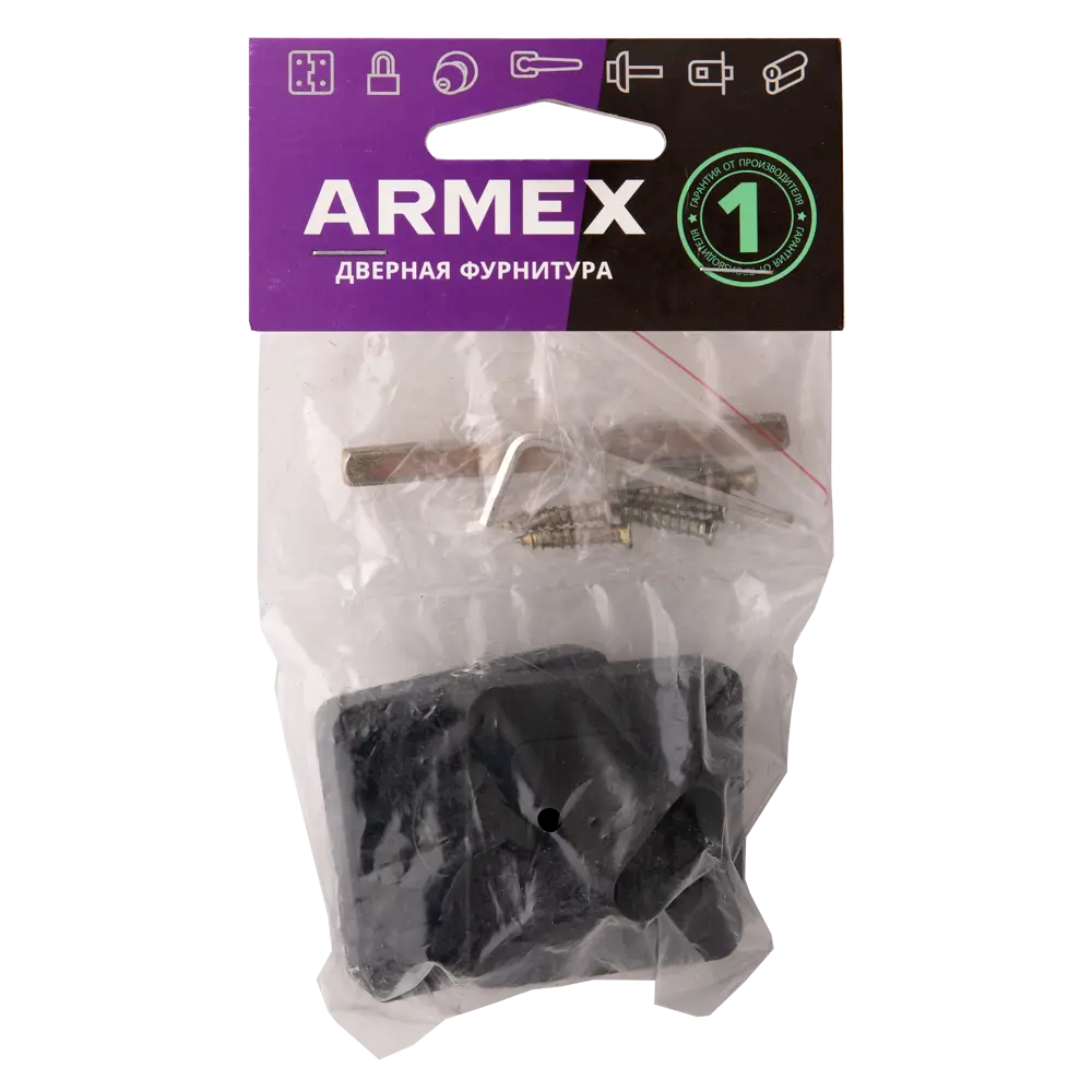 ARMEX Фиксатор дверной WC-2207-BLM матовый черный 84592026 STLM-1450952 - Вид №3