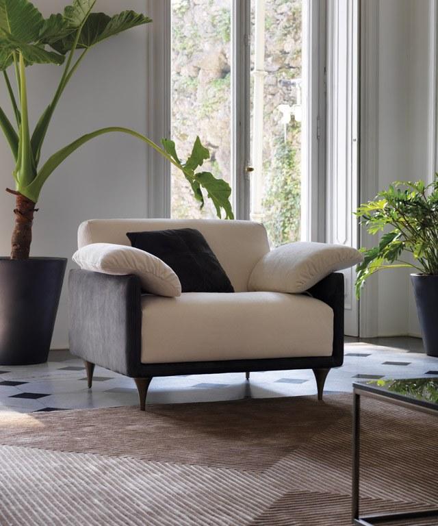 Кресло в набуке с подлокотниками Milano collection Sc5050 Santreyd - Вид №2