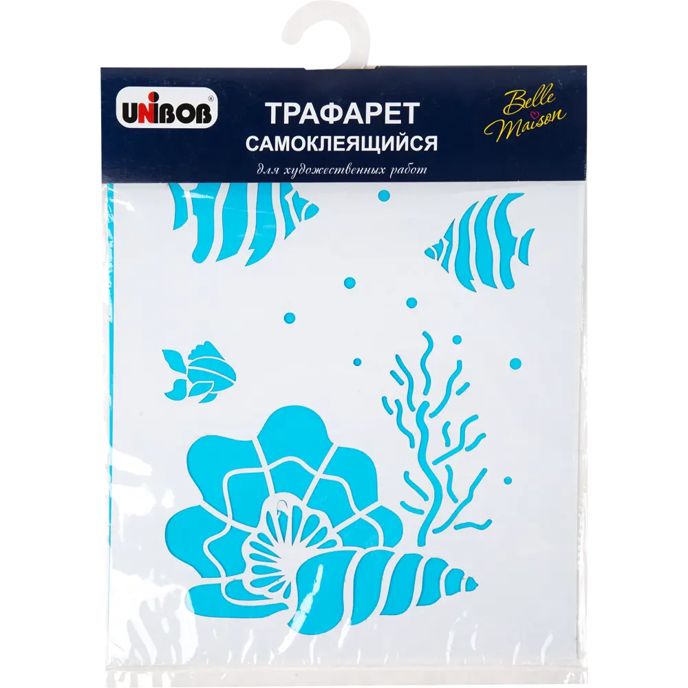 Трафарет самоклеящийся «Аква» 25х35 см UNIBOB STLM-2190849 - Вид №1