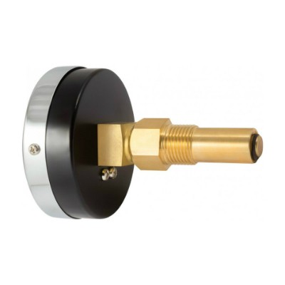 ТМТБ-41Т.0410150 Термоманометр ТМТБ-41T с задним подключением Valtec 1/2", 10 бар, 0-150 °C  - Вид №1