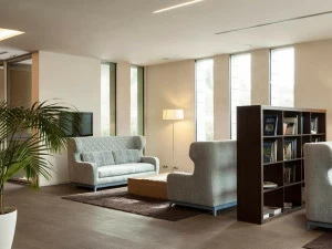 Milano Bedding Мягкий диван-кровать из ткани с высокой спинкой