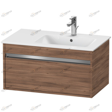 KT641907979 Ketho Тумбочка подвесная Орех натуральный, декор Duravit