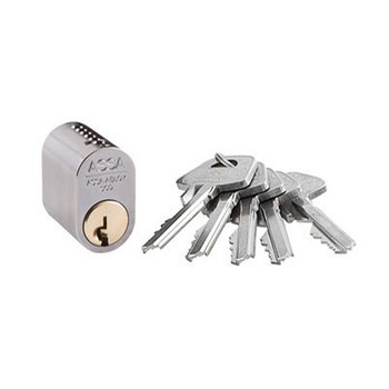 Овальный цилиндр ASSA 1301 ANT с тремя ключами ASSA ABLOY LK01-520 - Вид №5