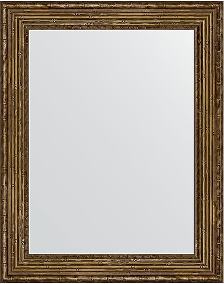 BY 1346 Зеркало в багетной раме - сухой тростник 51 mm EVOFORM Definite