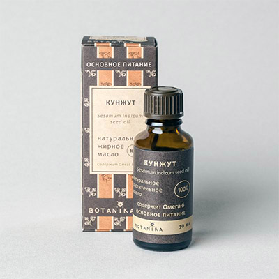 13458 Масло жирное №8 30 мл Кунжута Botanika 