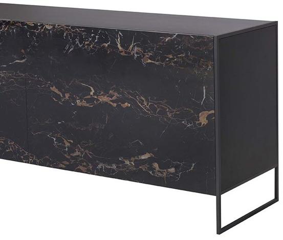 Tonin Casa Буфет из керамогранита с раздвижными дверцами  T8633  - Вид №1