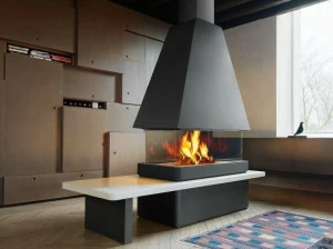 Piazzetta Облицовка камина сталью Panoramic