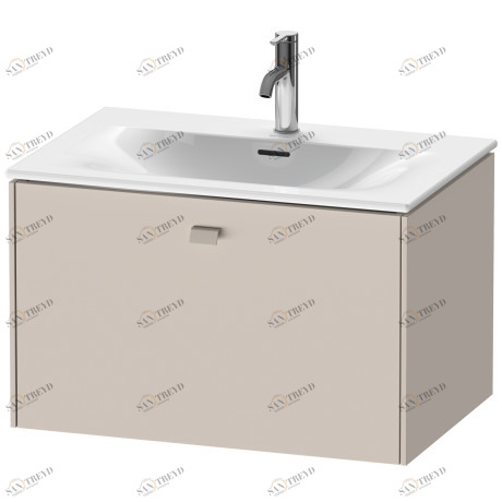 BR421109191 Тумбочка подвесная Brioso #BR4211 720 x 479 мм Серо-коричневый декор Duravit