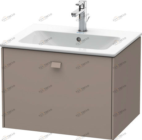 BR400104343 Brioso Тумбочка подвесная Базальт матовый, декор Duravit