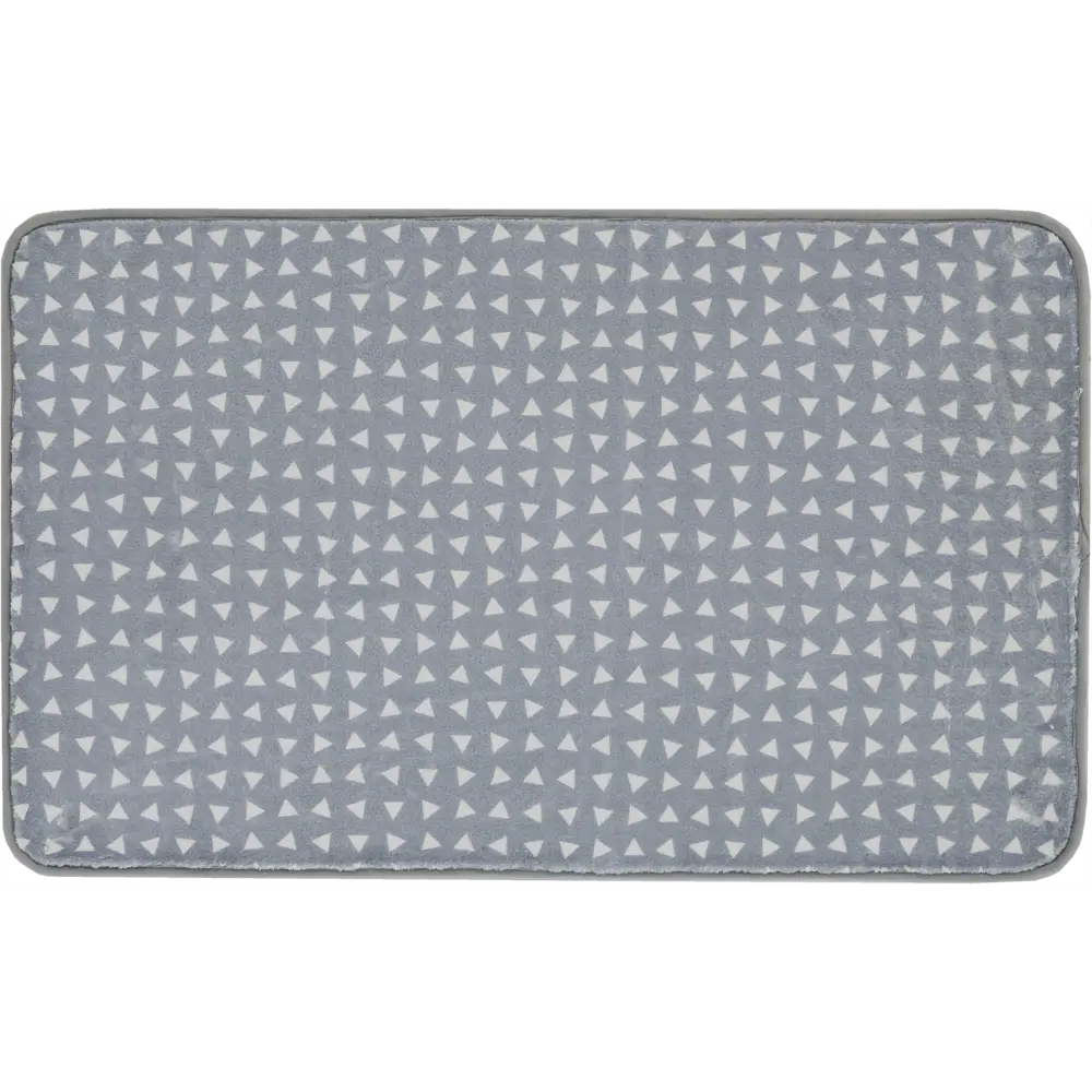 Коврик для ванной комнаты Swensa Cosmo 80x50 см цвет серый 83784086 STLM-2139476 BSM