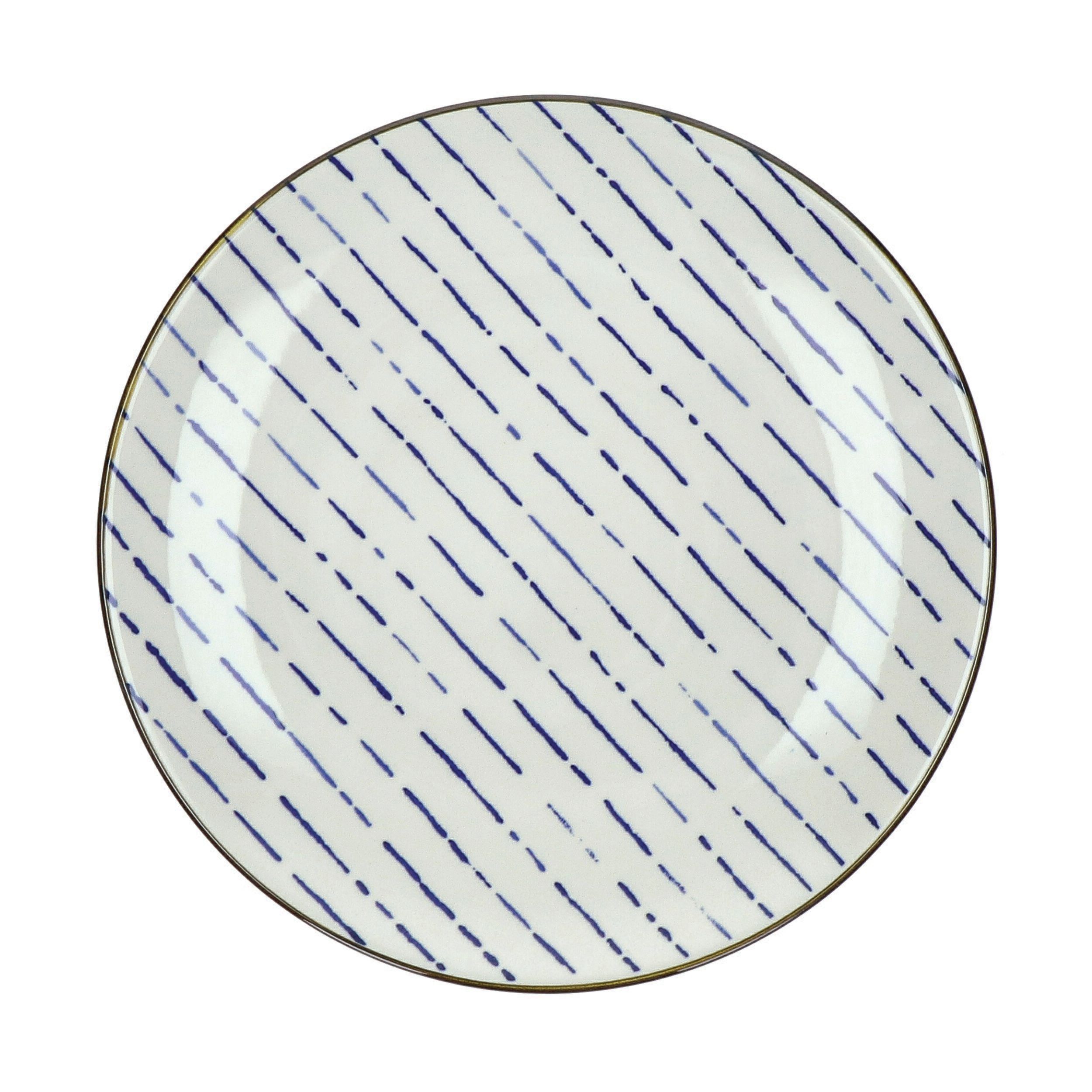 Круглая фарфоровая десертная тарелка POMAX Anafi ARCH-00022957 - Вид №1