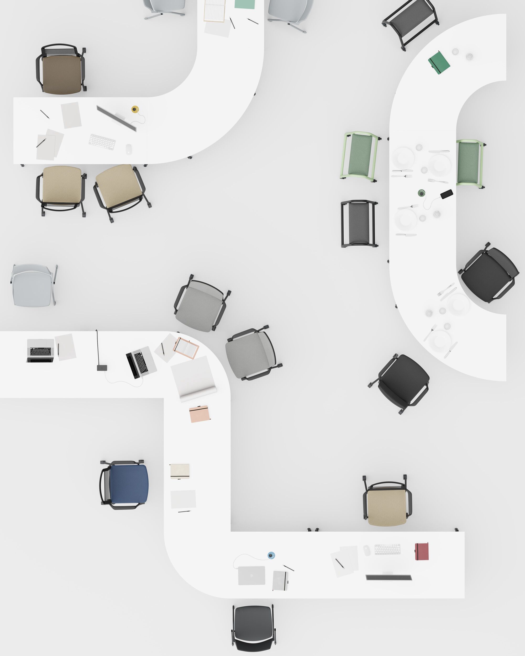 Стол для совещаний на колесиках с откидным верхом IBEBI Архимед ARCH-00134492