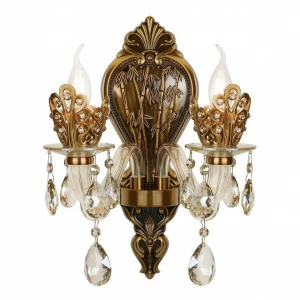 Бра настенное бронзовое iLamp Asia 61078/2 BR ILAMP СВЕЧА 00-3949150 Бронза