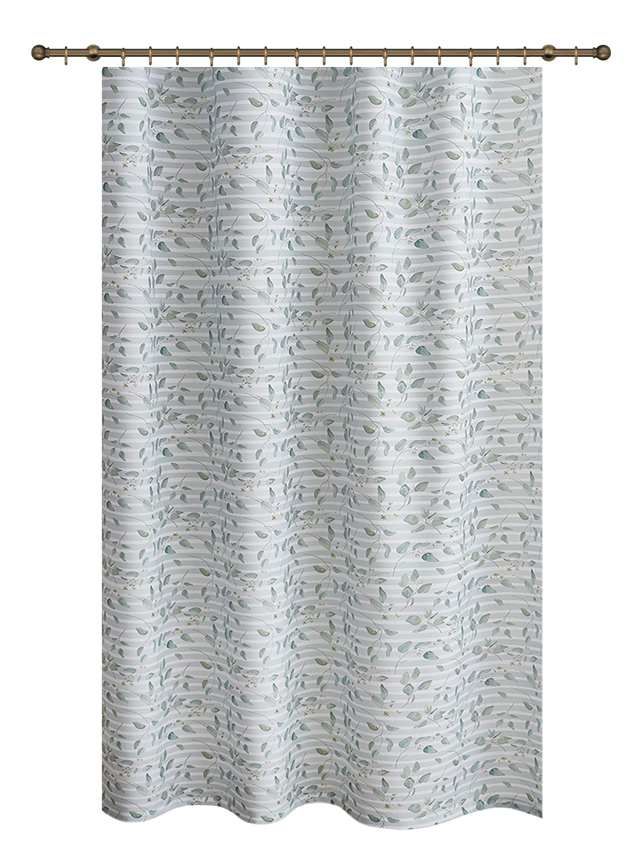 WITERRA Штора на ленте с растительным орнаментом для кухни 135×180 см 89079725 STLM-0078119