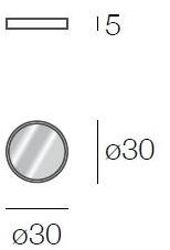 Pacini & Cappellini Круглое зеркало в раме  5527  - Вид №3