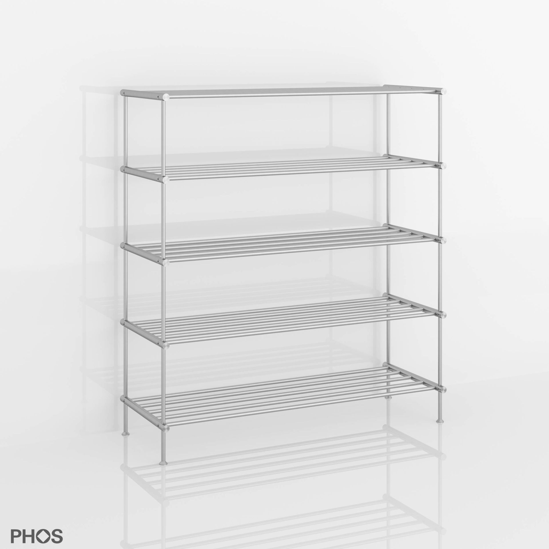 SR1000-5 Полка для обуви, 5 уровней, ширина 100 см. PHOS  - Вид №4