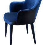 FUPP0003 Синее бархатное кресло Хайбери ijlbrown  - Вид №5