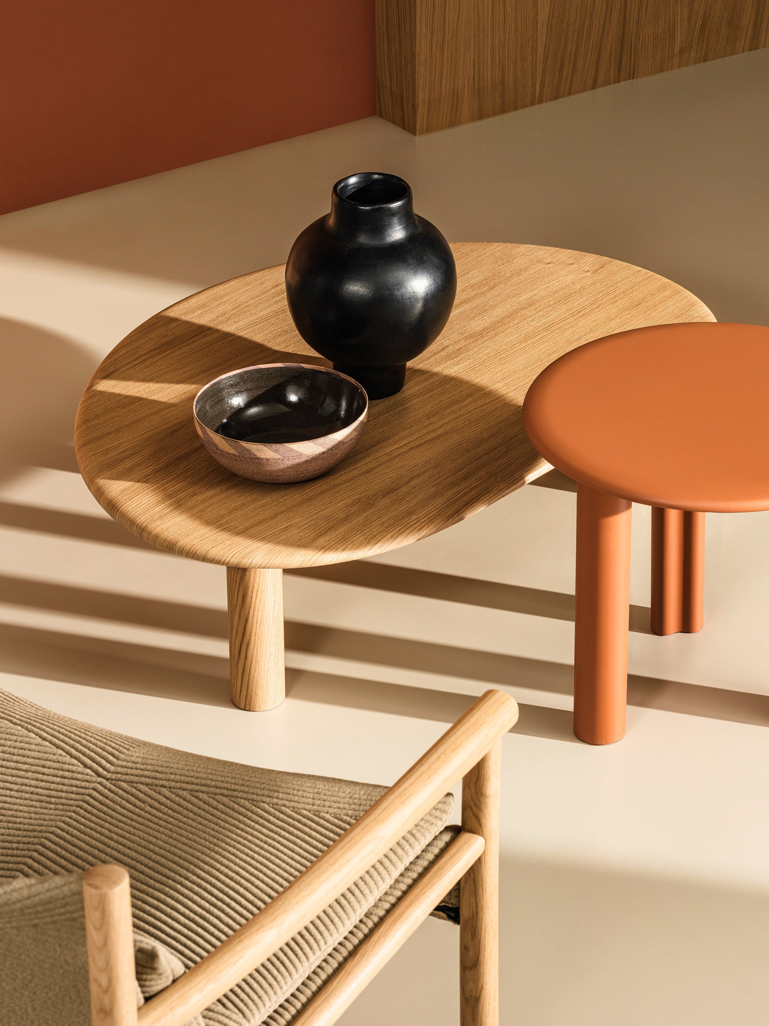 Высокий круглый журнальный столик из МДФ Arper Ghia ARCH-00115535 - Вид №10