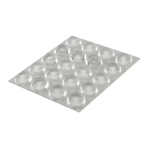 Накладки антиударные KONSENSA 13 мм круглые ПВХ цвет прозрачный 20 шт. 89437117 STLM-2119582