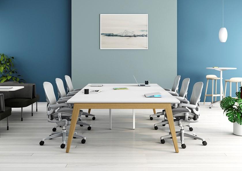 Herman Miller Барный стул высокий деревянный Crosshatch sun-id-1451469 - Вид №12