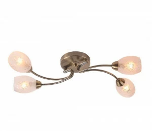 Потолочная люстра IDLamp Carmina 201/4PF-Oldbronze IDLAMP CARMINA 182552 -