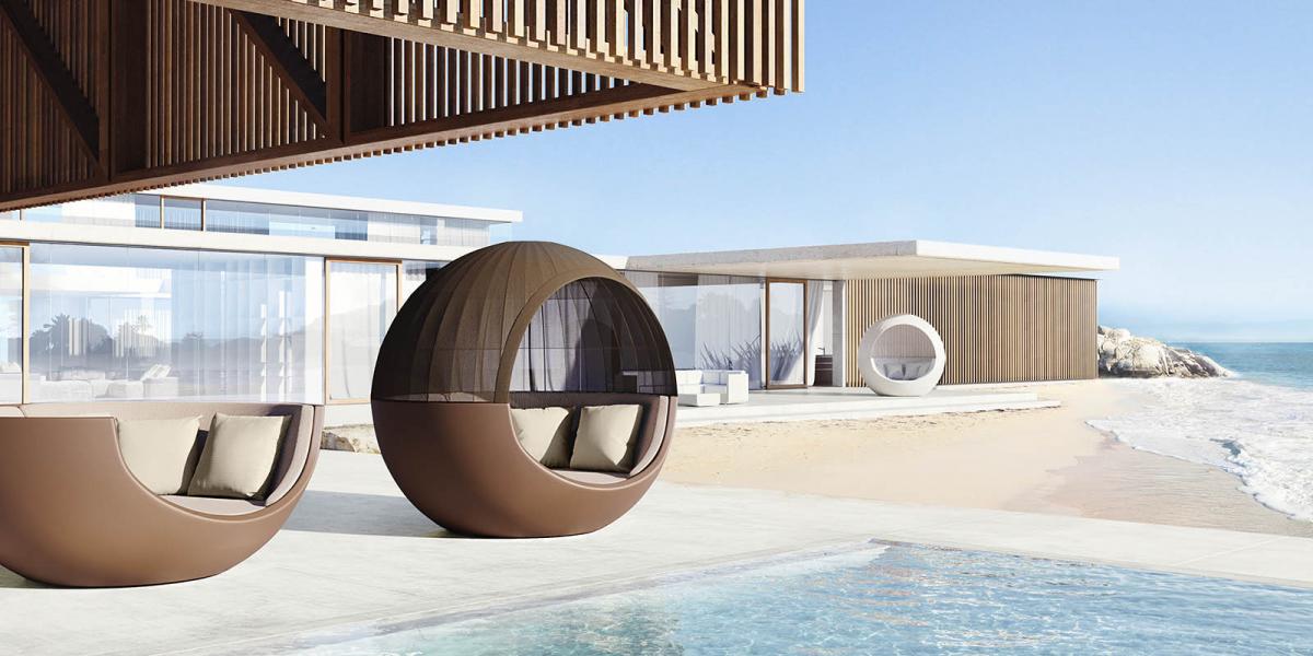 088232 Кровать Ulm Moon Vondom Vela - Вид №4