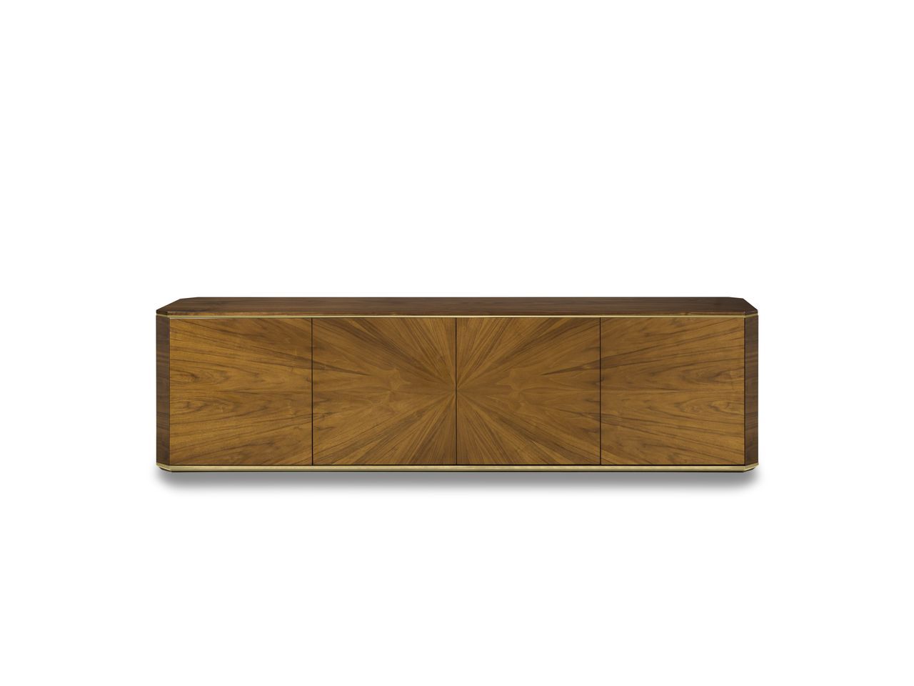 Деревянный шкаф для телевизора с распашными дверцами Hurtado Evolution ARCH-00137172 - Вид №1