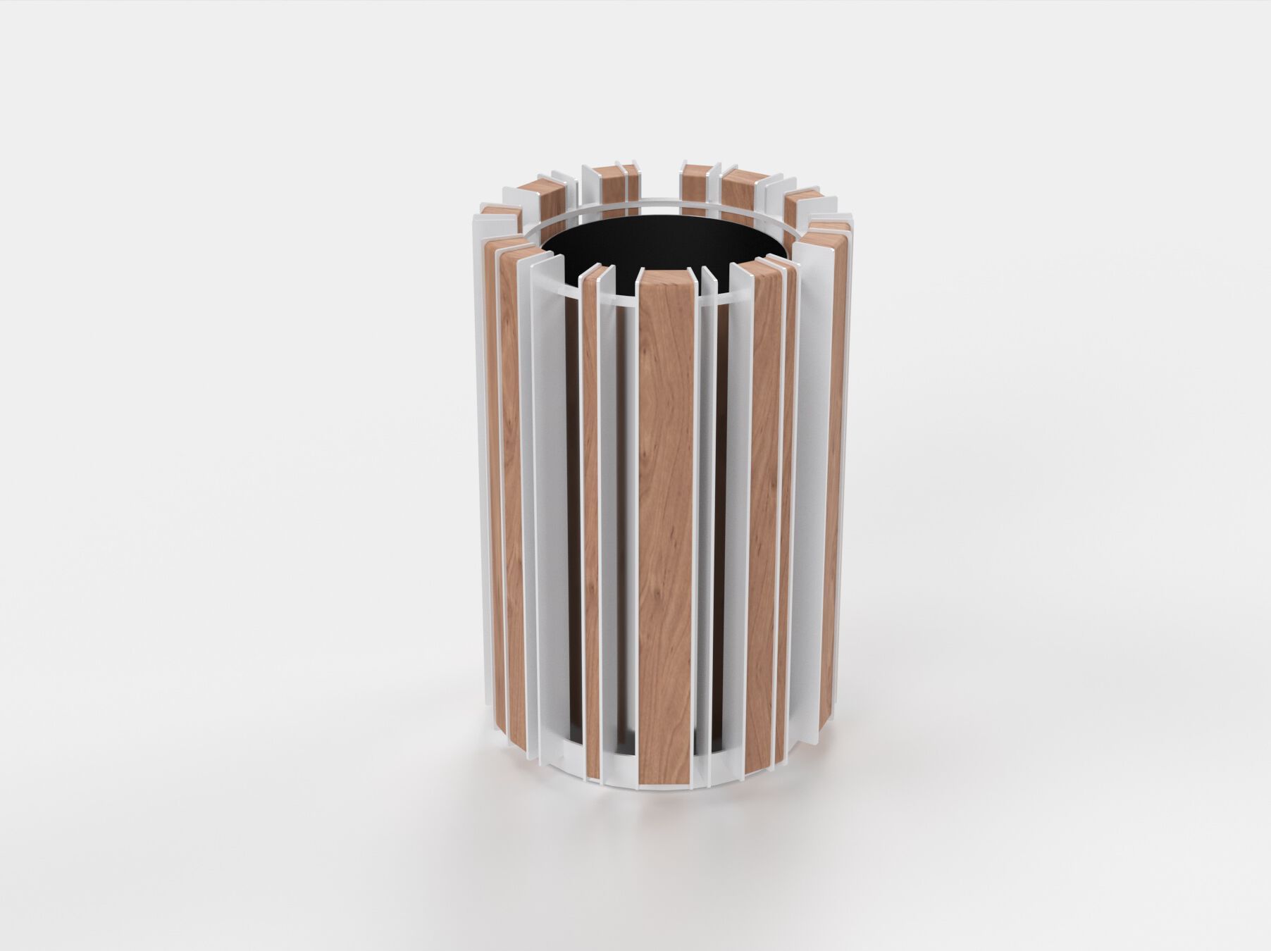 Наружные оцинкованные стальные стойки для мусора Viscio Urban Design LOUIS ARCH-00143081 - Вид №3