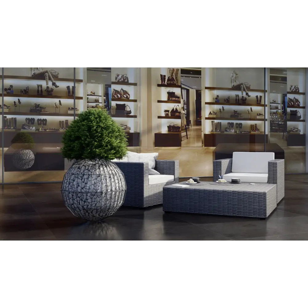 Габион - шар ø70 h38 см оцинкованная сталь серый Santreyd STLM-2190373 - Вид №2