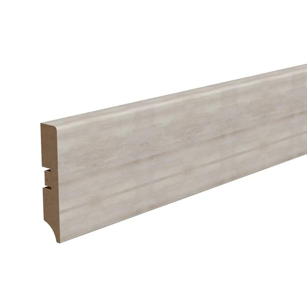 Плинтус напольный КП-202-80 МДФ 16 мм 2.05 м цвет дуб лайн бриг КРОНОПРОФИЛЬ STLM-2113416