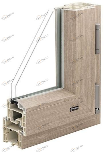 NUSCO Распашное окно из пвх с тройным остеклением Finestre in pvc sun-id-1468821