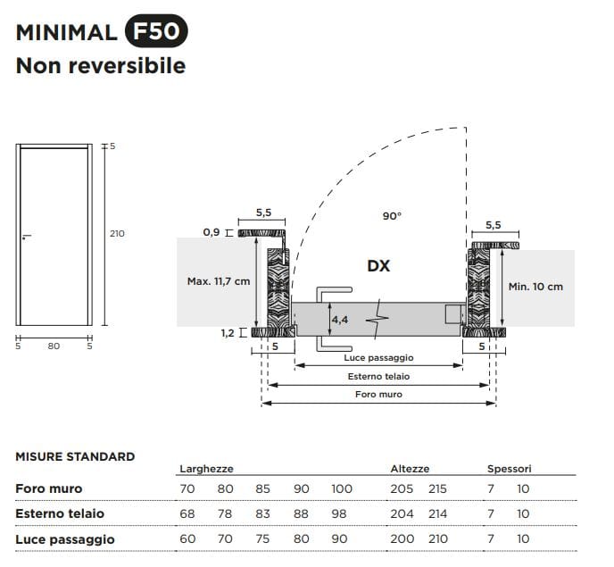 Распашная дверь с выдвижными петлями Venus Design Вера ARCH-00129776 - Вид №7