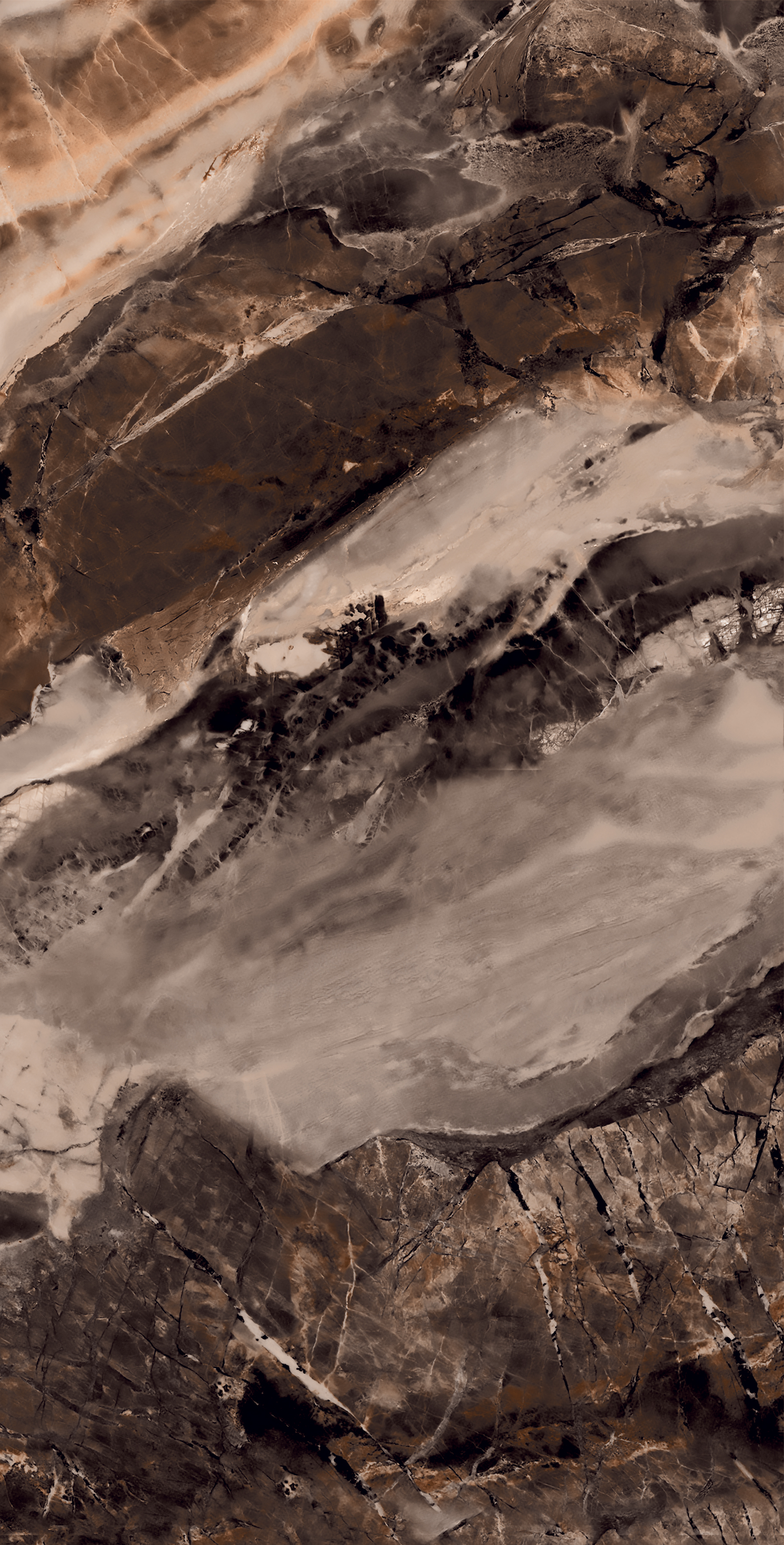 MONACO BROWN — Керамогранит с эффектом мрамора HG2012-A Arcadia Ceramica - Вид №5