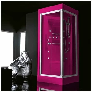 Душевая кабина Gruppo treesse Acquazzurra 80 STB-B7567D-R белая с баней и гидромассажем угловая правая