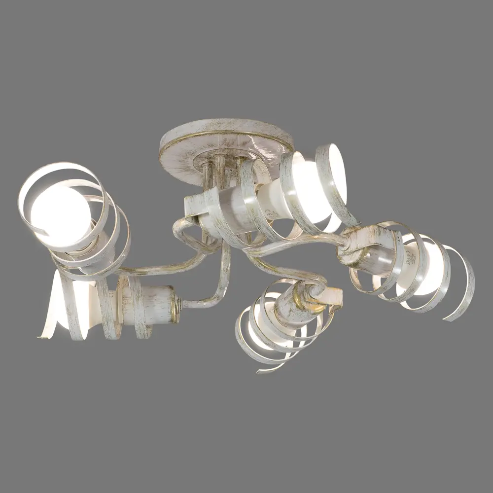 Люстра Фаэтон 5хЕ27х60 Вт цвет золото СВЕТУС STLM-2186706 - Вид №2