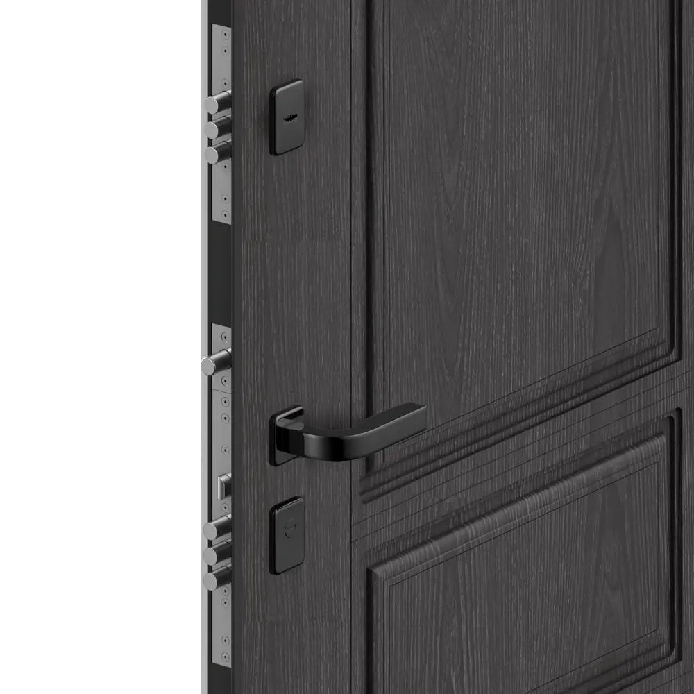 Дверь входная металлическая Квадро 88x205 см левая малибу DOORHAN STLM-2032074 - Вид №2