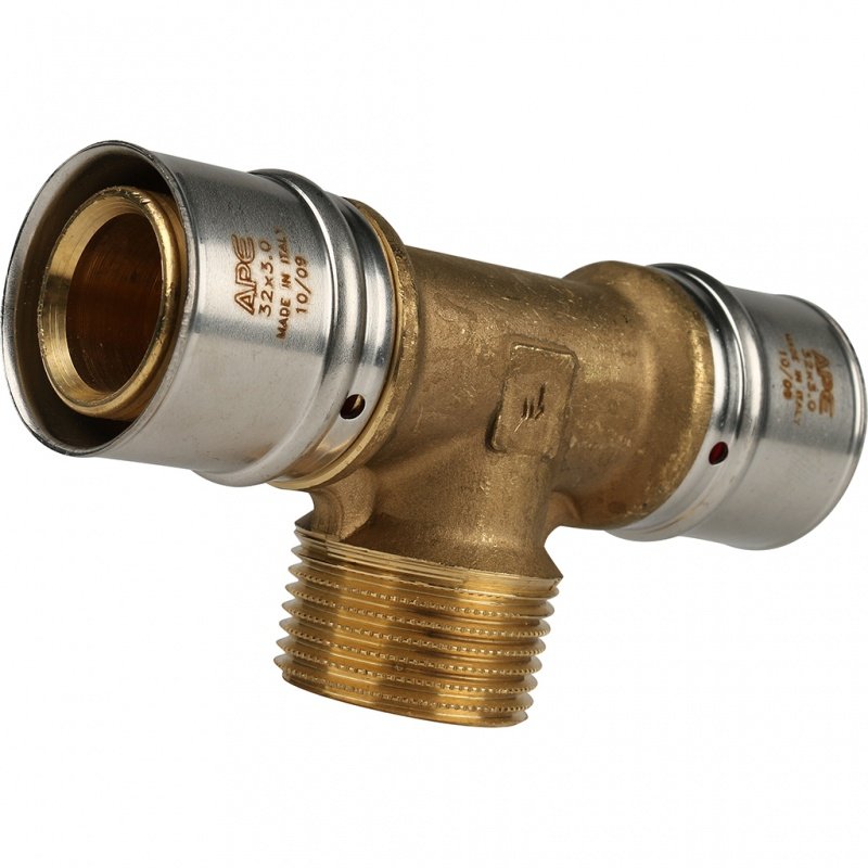 Тройник переходной STOUT НР 32х1"х32 под пресс SFP0008320132 - Вид №1