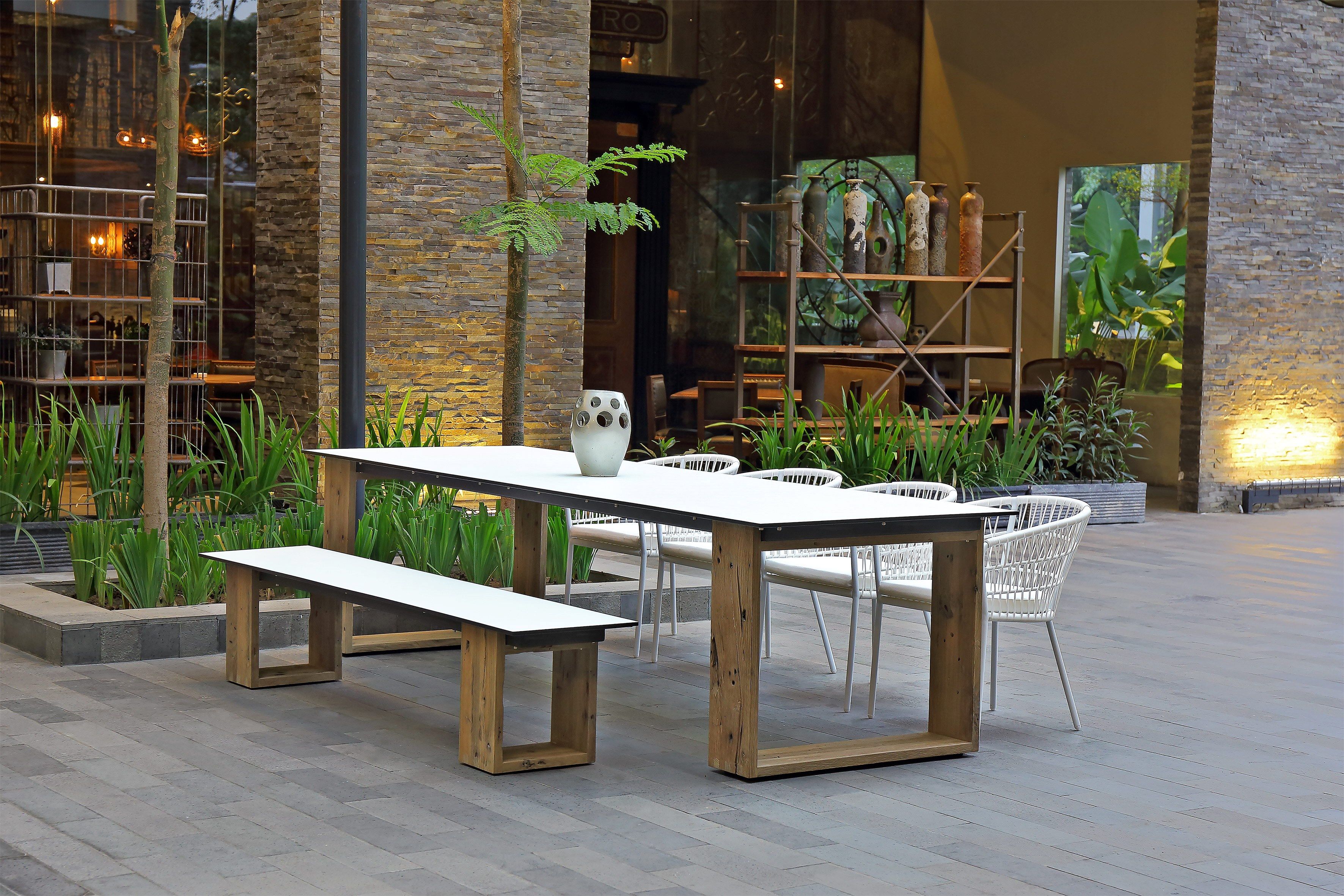 Прямоугольный садовый стол из тикового дерева MAMAGREEN Aiko ARCH-00004254