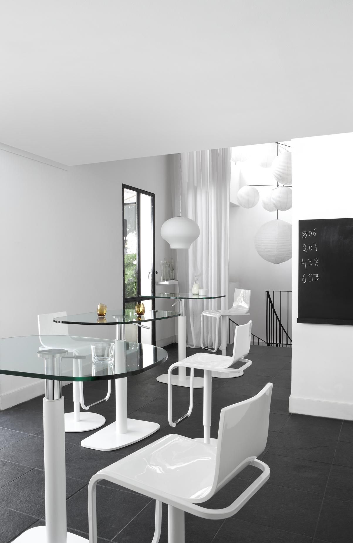 Стол с регулируемой высотой из стали и стекла Ligne Roset PIAZZA ARCH-00035580 - Вид №2