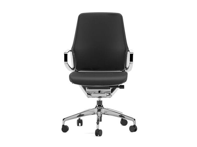 Кожаный поворотный операционный офисный стул с колесами Ersa Tycoon ARCH-00064095 - Вид №1