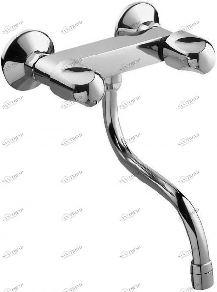 E76925-CP Настенный смеситель для кухни с вращающимся изливом Jacobdelafon GALEO CD Santreyd